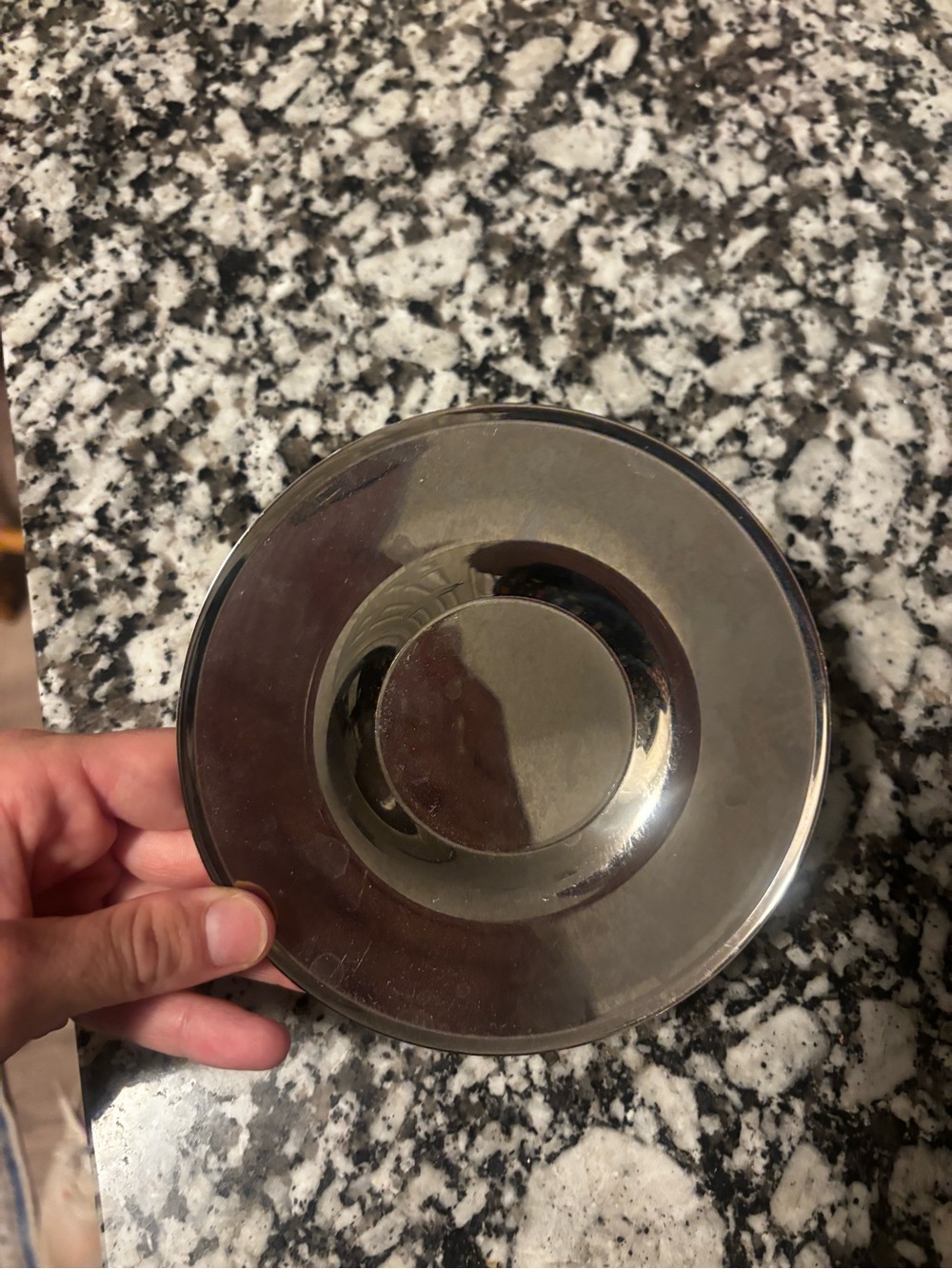 Vintage silver jewelry plate